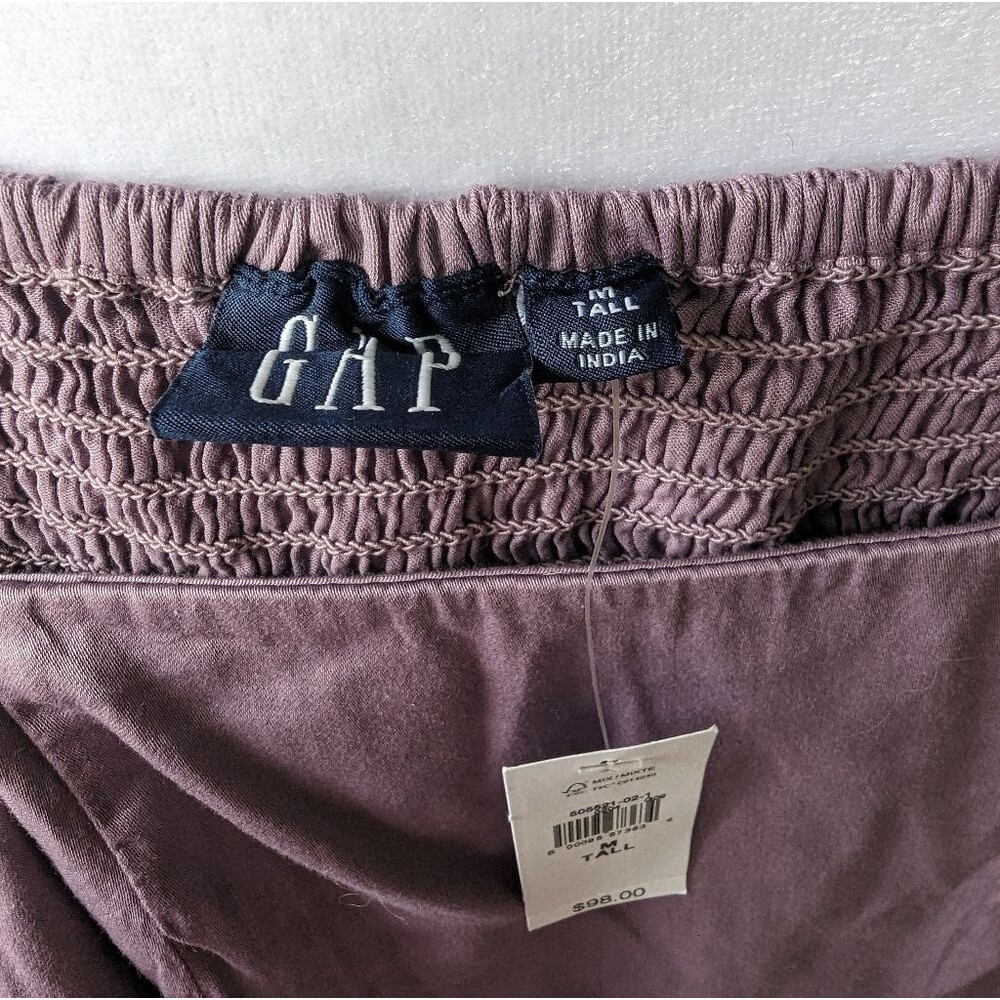 Gap Puff Sleeve Square Neck Maxi Dress Purple Medium Tall NWT - Picture 5 of 5